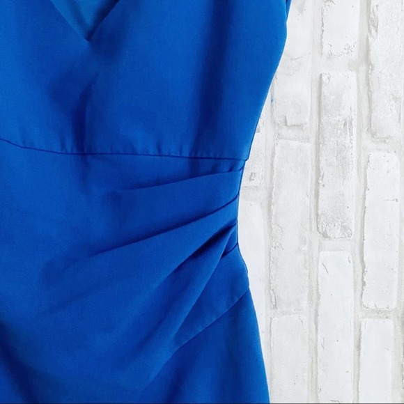 Diane von Furstenberg Bevin Blue Sheath Dress sz 0 - Picture 3 of 14